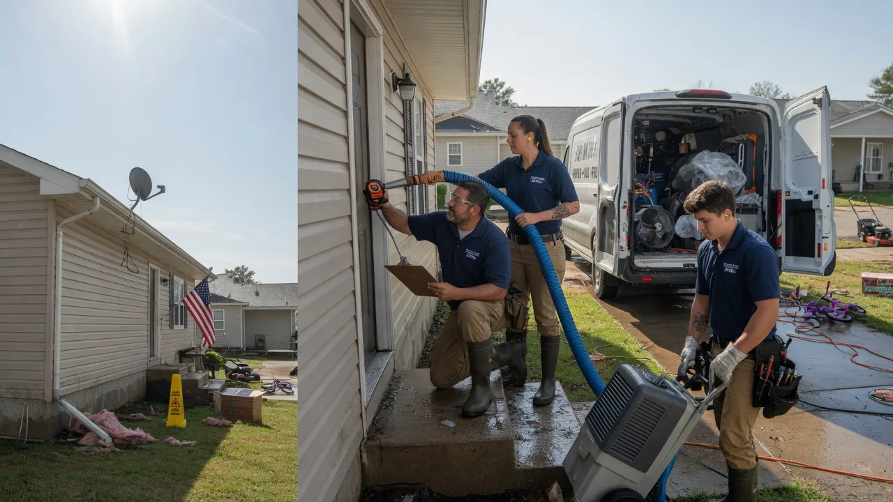 Ceiling Water Damage Restoration in Cave Spring, GA near me
